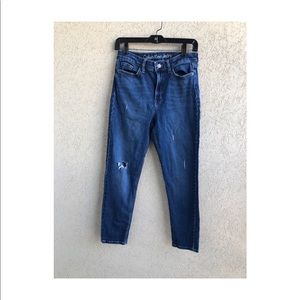 Calvin Klein stretch jeans with ripped style